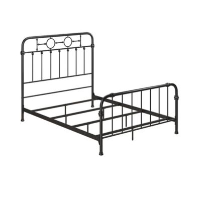 Little Seeds&trade; Willow Full Metal Bed in Black
