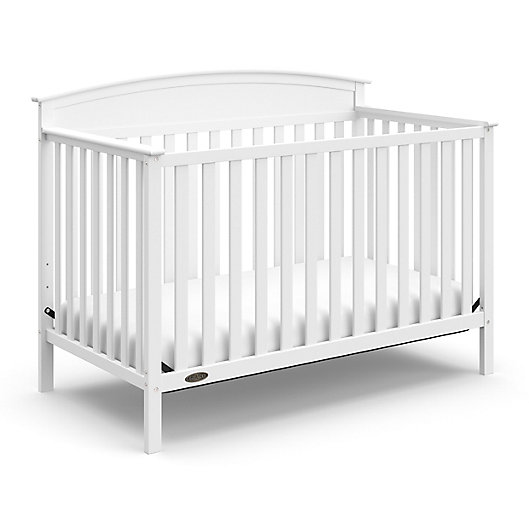 Alternate image 1 for Graco® Benton 4-in-1 Convertible Crib in White