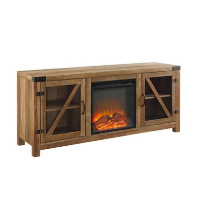Classicflame Rossville Electric Fireplace And Tv Stand In Birch Bed Bath Beyond