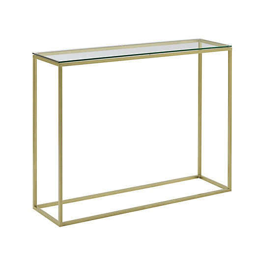 Alternate image 1 for Forest Gate™ 42-Inch Open Box Entryway Table in Gold