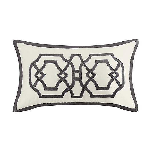 Alternate image 1 for Wamsutta® Corby Oblong Throw Pillow in Illusion Blue