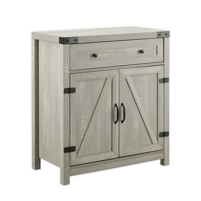 ForestGate 30-Inch Farmhouse Accent Cabinet in Stone Grey ...