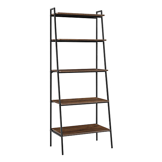 Mid Century Modern 72 Inch Ladder, Metal Bunk Bed Side Ladder Bookshelf