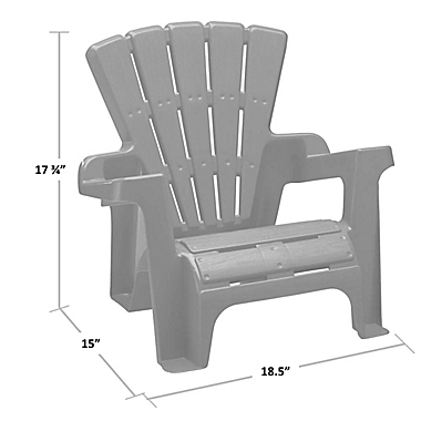 American Plastic Toys&reg; Adirondack Chair in Blue. View a larger version of this product image.