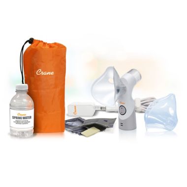 Crane Cordless Warm Steam and Cool Mist Personal Inhaler in White. View a larger version of this product image.