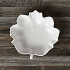 Alternate image 1 for Modern Farmhouse Harvest Leaf Serving Bowl in White<br />