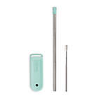 Alternate image 0 for Dash&reg; Collapsible Magnetic Super Straw with Case in Aqua