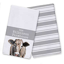 Farmhouse Cow Tea Towel Set