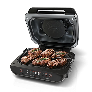Ninja&reg; Foodi Smart XL Indoor Grill 6-in-1 with 4 qt. Air Fryer, Roast, Bake, Broil, Dehydrate. View a larger version of this product image.