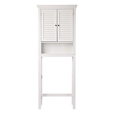 Over-the-Toilet Space Saver Cabinet in White. View a larger version of this product image.