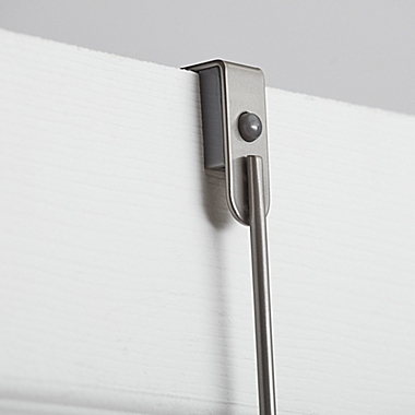 ORG Zenna Over-the-Door 5-Hook Rack in Satin Nickel. View a larger version of this product image.