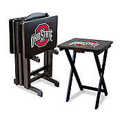 Ohio State University Buckeyes 5-Piece TV Tray Set