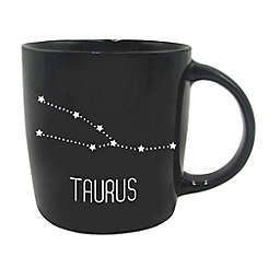 Taurus Zodiac Coffee Mug in Black