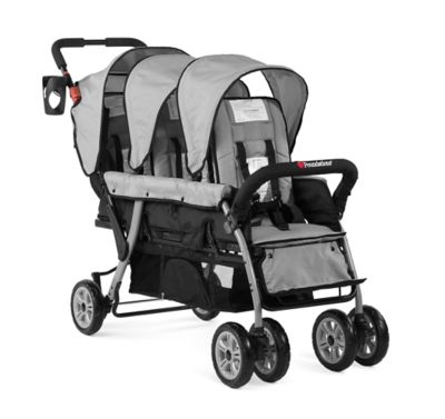 foundations trio triple tandem stroller