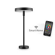 Globe Electric WiFi Smart Color Changing Integrated LED Table Lamp in Black