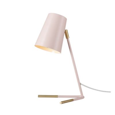 Dobby Desk Lamp with Metal Shade in Rose/Gold