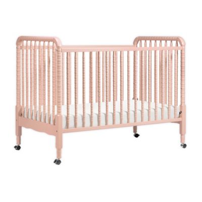 DaVinci Jenny Lind 3-in-1 Convertible Crib in Blush Pink