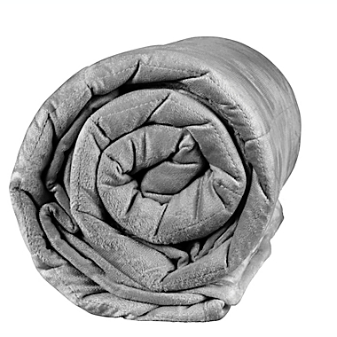 Sealy&reg; 18 lb. Weighted Blanket in Grey. View a larger version of this product image.
