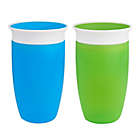 Alternate image 0 for Munchkin&reg; Miracle&reg;360&ordm; 2-Pack 10 oz. Sippy Cups in Green/Blue