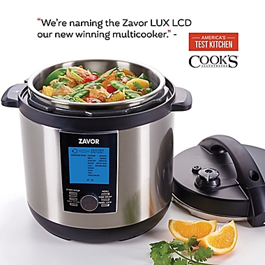 ZAVOR&reg; LUX&reg; LCD 6 qt. Multicooker in Black. View a larger version of this product image.