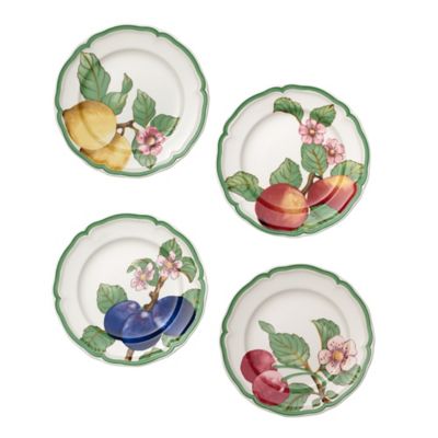 3 available Villeroy & Boch BASKET salad plates EUC 8½" 