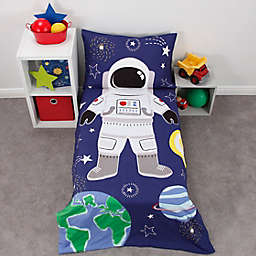 Space Astronaut Navy, 4pc Toddler Bed Set