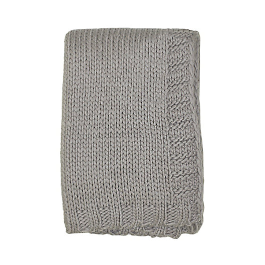 Alternate image 1 for NoJo Kimberly Grant Large Gauge Cable Knit Blanket