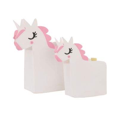 Little Love by NoJo&reg; 2-Piece Unicorn Storage Caddy Set in White