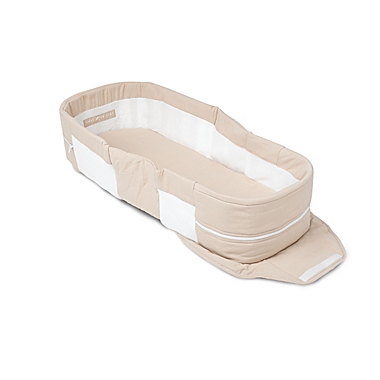 Baby Delight&reg; Snuggle Nest&trade; Organic Portable Infant Lounger in Oatmeal. View a larger version of this product image.