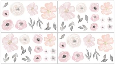 sweet jojo watercolor floral wallpaper