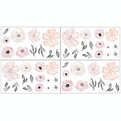 Sweet Jojo Designs&reg; Watercolor Floral Wall Decals