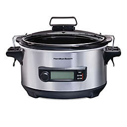 Hamilton Beach® Temp Tracker™ 6 qt. Slow Cooker in Stainless Steel