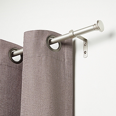 Umbra&reg; Cafe 84 to 120-Inch Adjustable Curtain Rod in Nickel. View a larger version of this product image.
