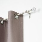 Alternate image 1 for Umbra&reg; Cafe Doorknob 28 to 48-Inch Adjustable Curtain Rod in Nickel