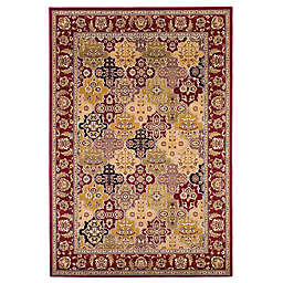 KAS Cambridge Panel 1'8 x 2'7 Accent Rug in Red