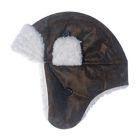 Alternate image 0 for Toby Fairy&trade; Infant Faux Leather Trapper Hat in Chocolate