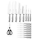 Alternate image 1 for Chicago Cutlery&reg; Insignia Stainless Steel 18-Piece Knife Block Set
