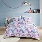 Alternate image 1 for Urban Habitat Kids Emily Printed Rainbow Cotton Reversible 5-Piece Full/Queen Comforter Set in Multi