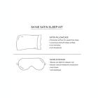 Alternate image 5 for SHINE by NIGHT Satin King Pillowcase and Eye Mask Beauty Kit in Grey