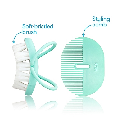 Fridababy&reg; Head-Hugging Hairbrush and Styling Comb Set. View a larger version of this product image.
