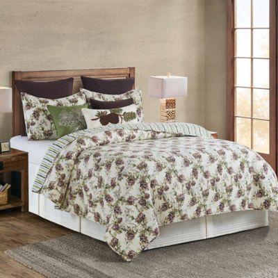 C&amp;F Home&trade; Cooper Pines 3-Piece Reversible King Quilt Set in Brown