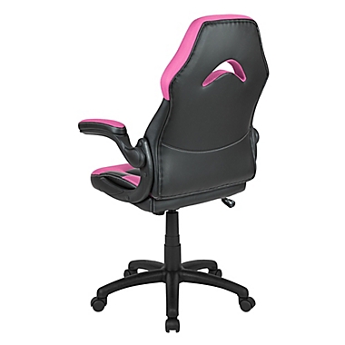 Flash Furniture High Back Racing Ergonomic Gaming Chair in Pink/Black. View a larger version of this product image.