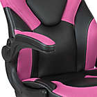 Alternate image 7 for Flash Furniture High Back Racing Ergonomic Gaming Chair in Pink/Black