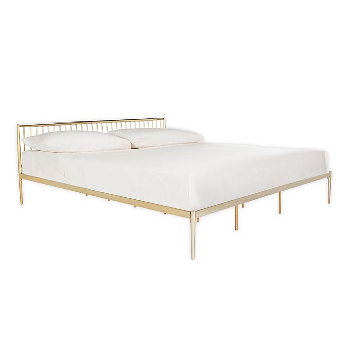 Safavieh Eliza Metal Bed Frame In, Brass Bed Frame Queen
