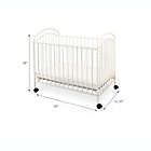 Alternate image 4 for LA Baby&reg; Classic Arched Mini Crib in White