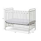 Alternate image 4 for LA Baby&reg; Napa 3-in-1 Convertible Crib in Alabaster