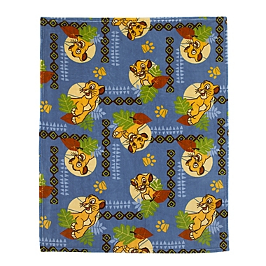 Disney&reg; Lion King Totally Tribal 4-Piece Toddler Bedding Set in Blue. View a larger version of this product image.