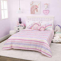 NoJo® Watercolor Rainbow 3-Piece Full Comforter Set