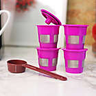 Alternate image 3 for Perfect Pod Caf&eacute; Fill 4-Pack Reusable Filters in Purple