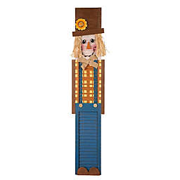 Glitzhome® 42-Inch Scarecrow Porch Sign in Orange